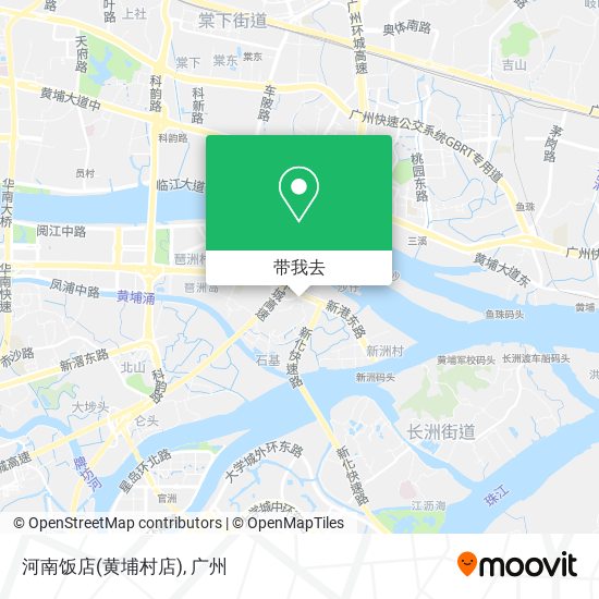 河南饭店(黄埔村店)地图