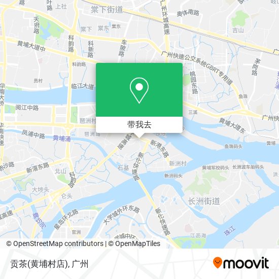 贡茶(黄埔村店)地图