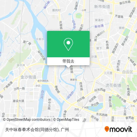 关中咏春拳术会馆(同德分馆)地图