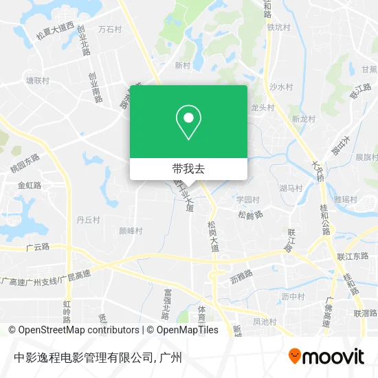 中影逸程电影管理有限公司地图