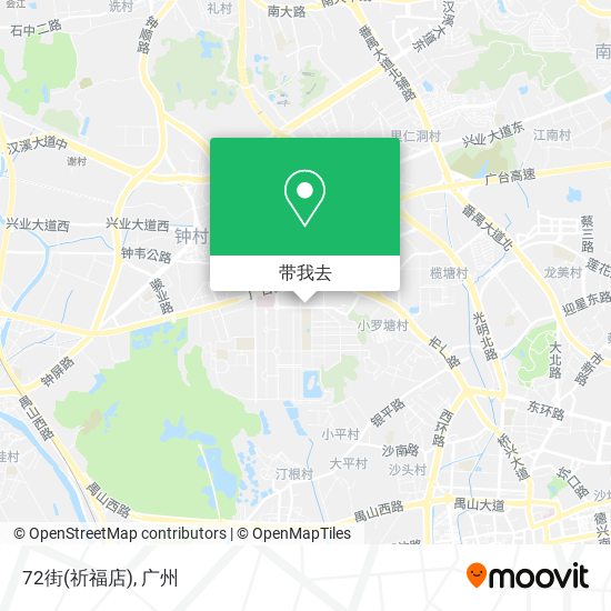 72街(祈福店)地图