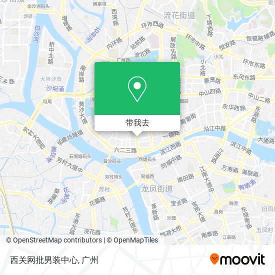 西关网批男装中心地图