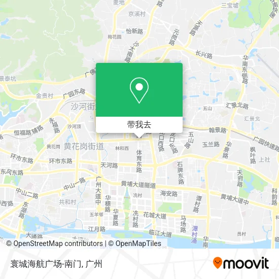 寰城海航广场-南门地图