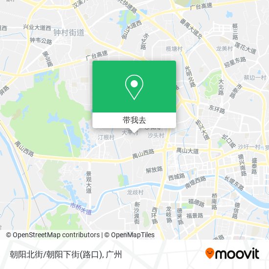 朝阳北街/朝阳下街(路口)地图