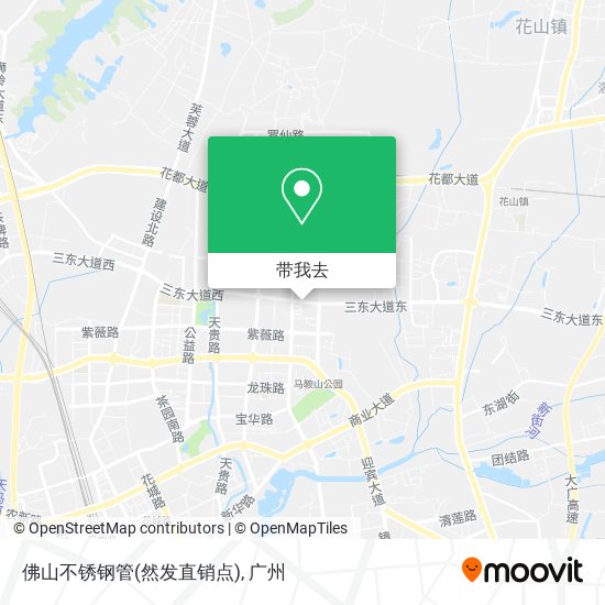 佛山不锈钢管(然发直销点)地图