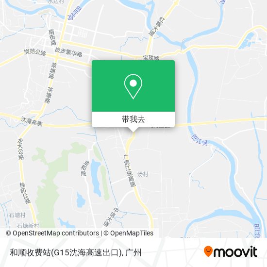 和顺收费站(G15沈海高速出口)地图