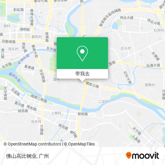 佛山高比钢业地图