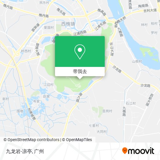九龙岩-凉亭地图