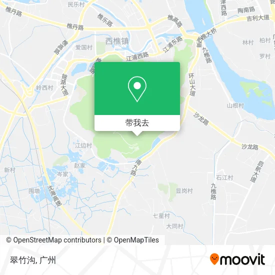 翠竹沟地图