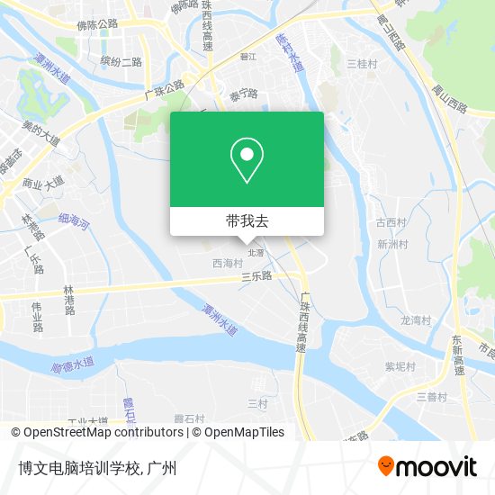 博文电脑培训学校地图