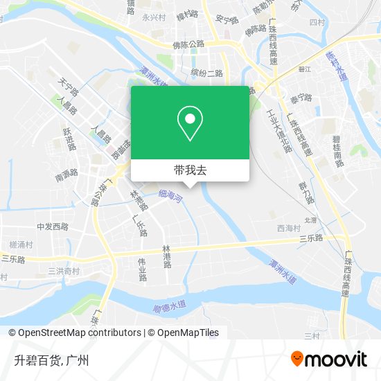 升碧百货地图