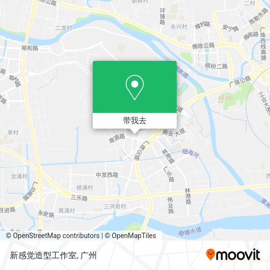 新感觉造型工作室地图