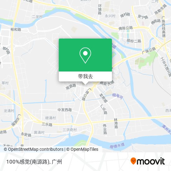 100%感觉(南源路)地图