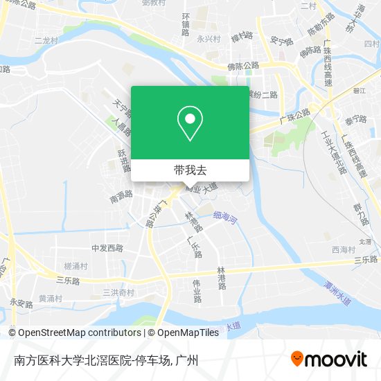 南方医科大学北滘医院-停车场地图
