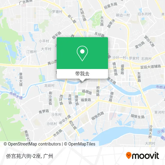 侨宫苑六街-2座地图