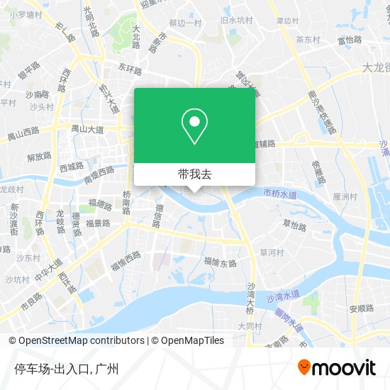 停车场-出入口地图