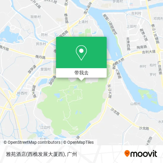 雅苑酒店(西樵发展大厦西)地图