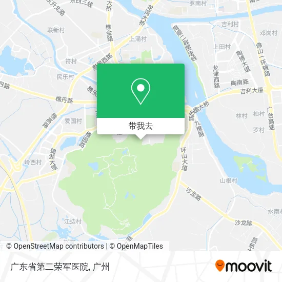 广东省第二荣军医院地图