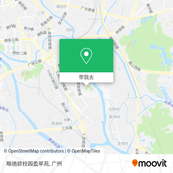 顺德碧桂园盈翠苑地图
