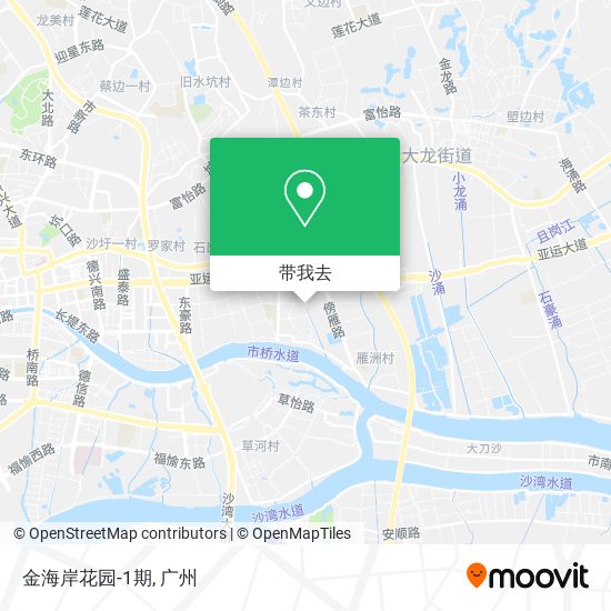 金海岸花园-1期地图