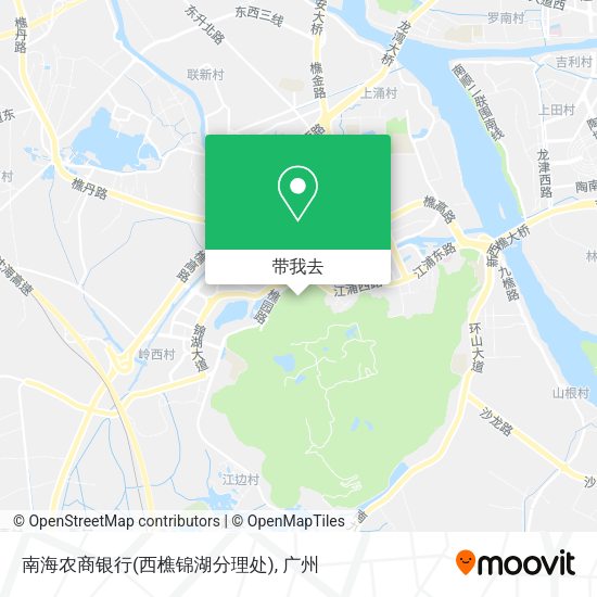南海农商银行(西樵锦湖分理处)地图