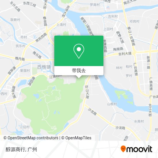 醇源商行地图