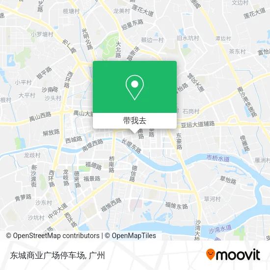 东城商业广场停车场地图