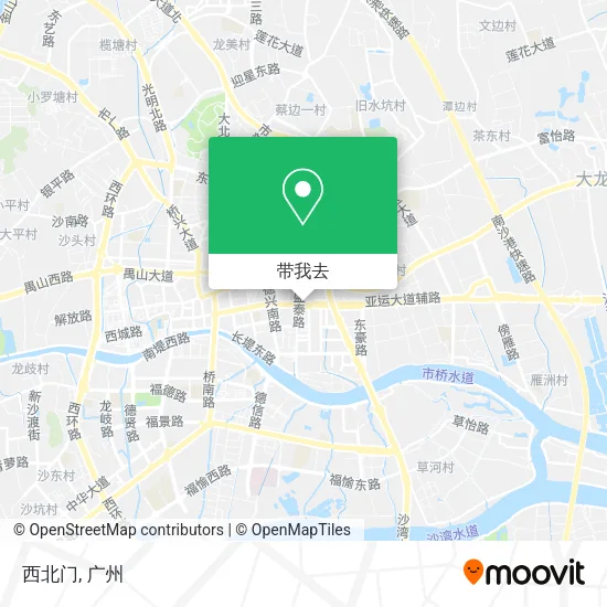 西北门地图