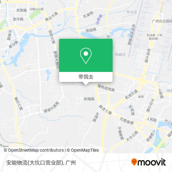 安能物流(大坑口营业部)地图