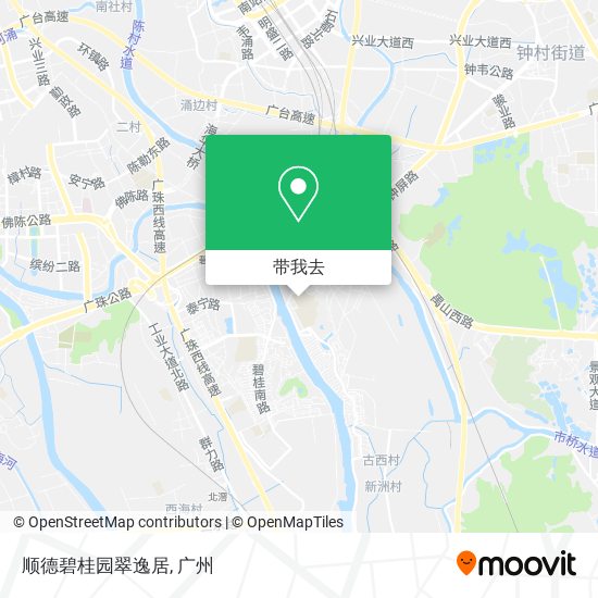顺德碧桂园翠逸居地图