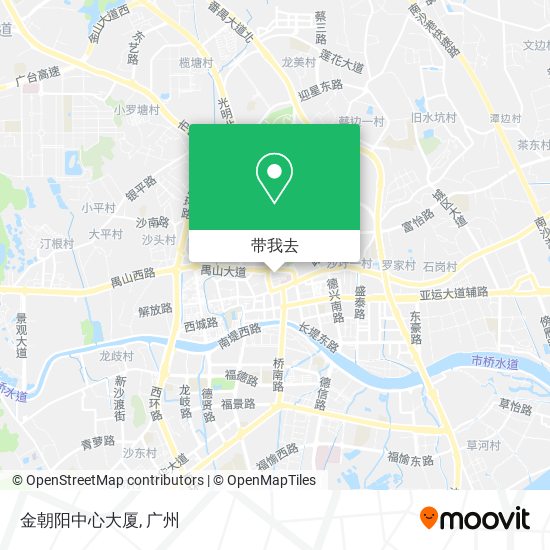 金朝阳中心大厦地图