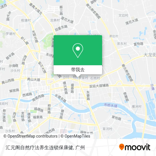 汇元阁自然疗法养生连锁保康健地图