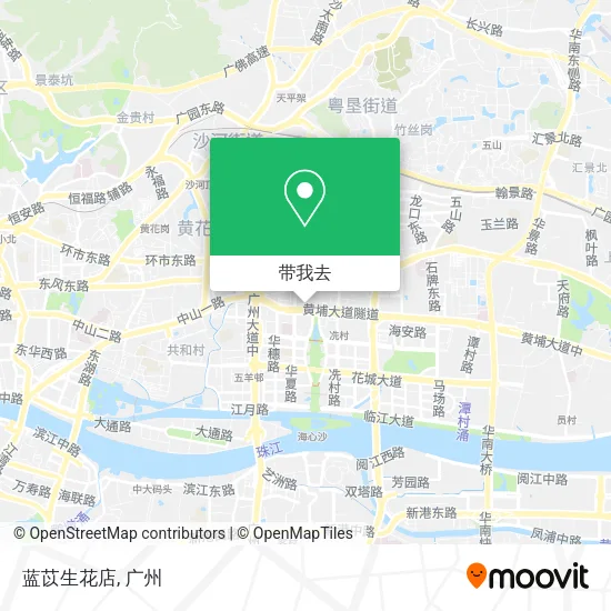 蓝苡生花店地图