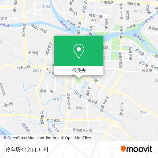 停车场-出入口地图