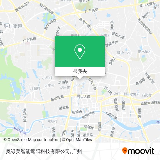 奥绿美智能遮阳科技有限公司地图
