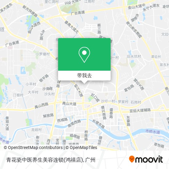 青花瓷中医养生美容连锁(鸿禧店)地图