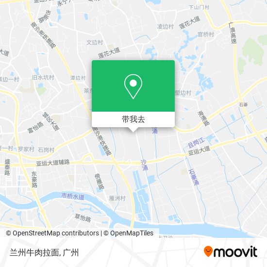 兰州牛肉拉面地图
