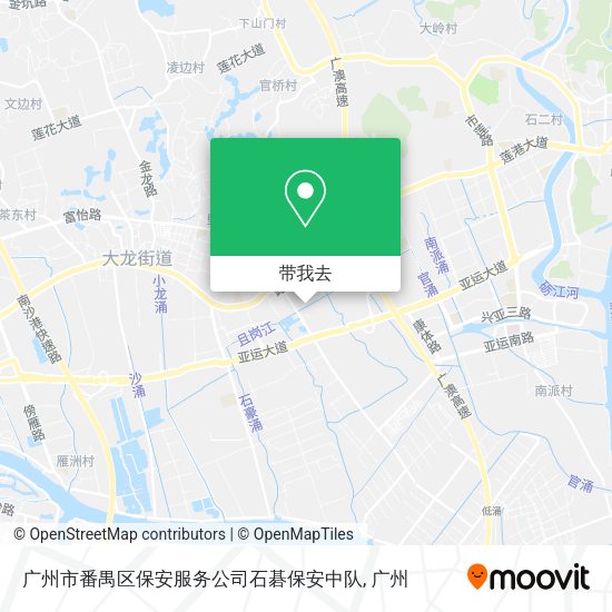 广州市番禺区保安服务公司石碁保安中队地图