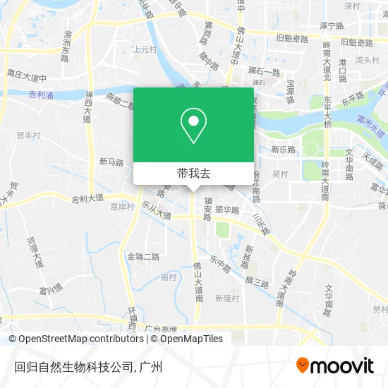 回归自然生物科技公司地图