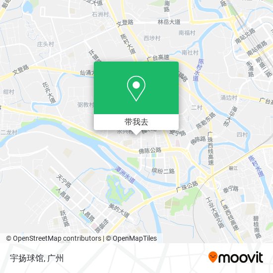 宇扬球馆地图