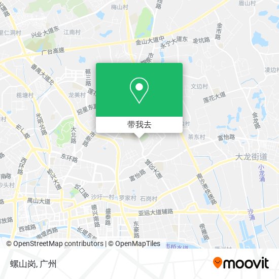 螺山岗地图