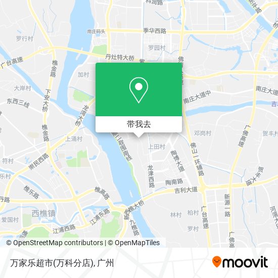 万家乐超市(万科分店)地图