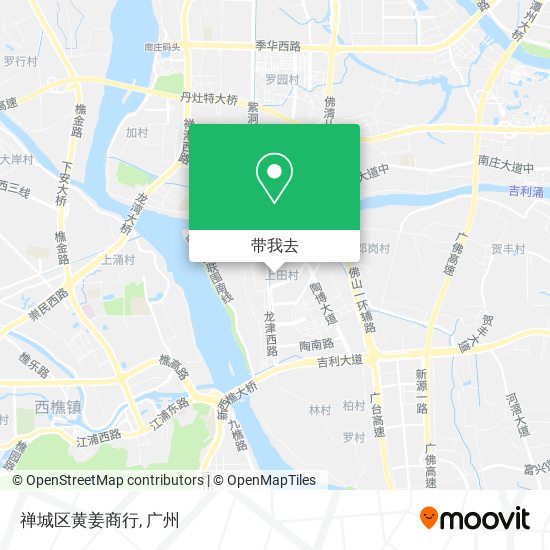 禅城区黄姜商行地图