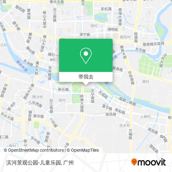 滨河景观公园-儿童乐园地图