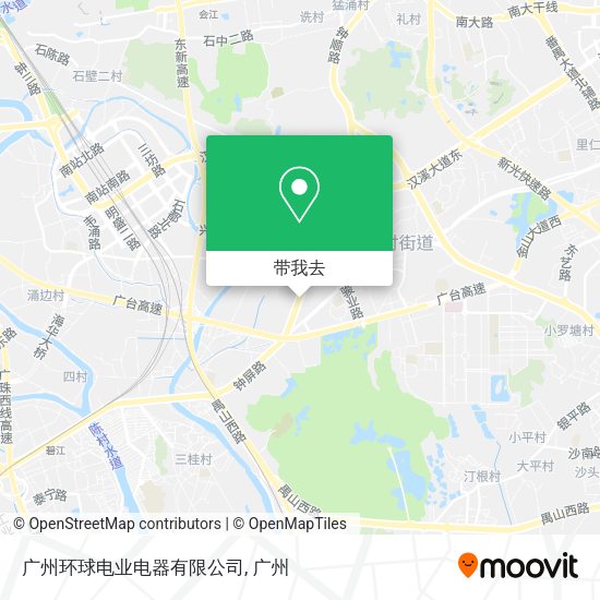 广州环球电业电器有限公司地图