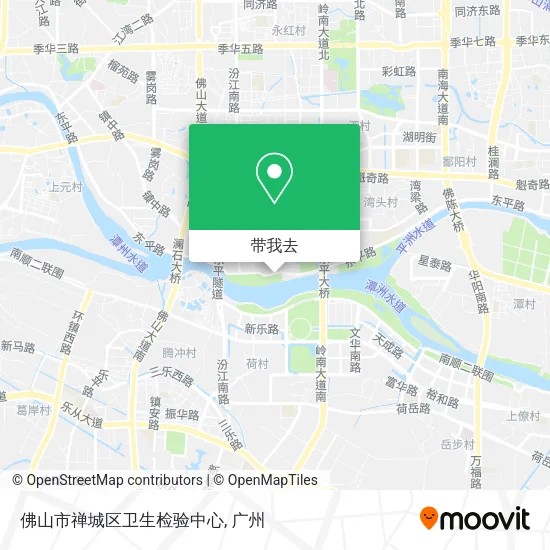 佛山市禅城区卫生检验中心地图
