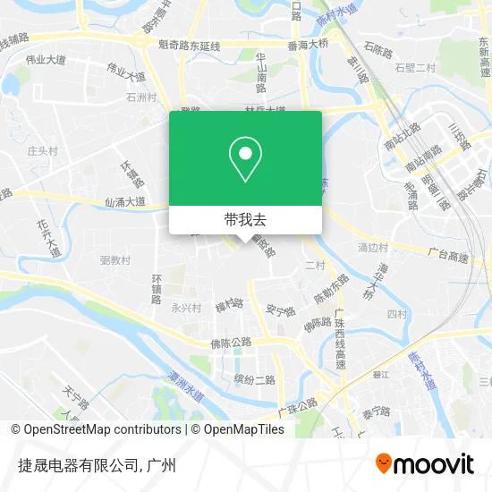 捷晟电器有限公司地图