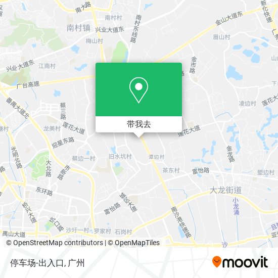 停车场-出入口地图
