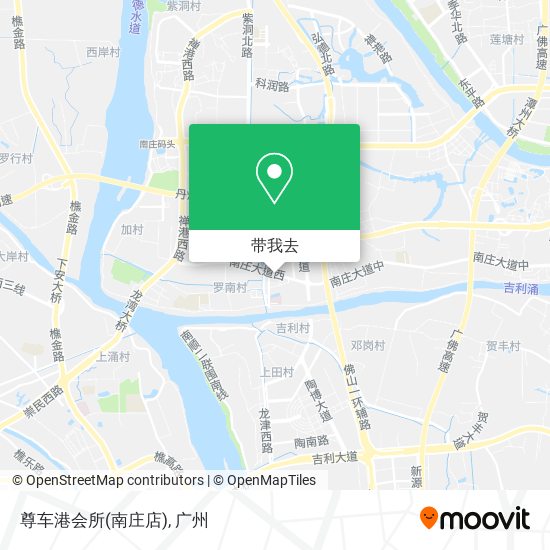 尊车港会所(南庄店)地图