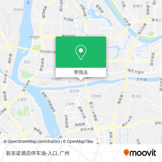 新东诺酒店停车场-入口地图